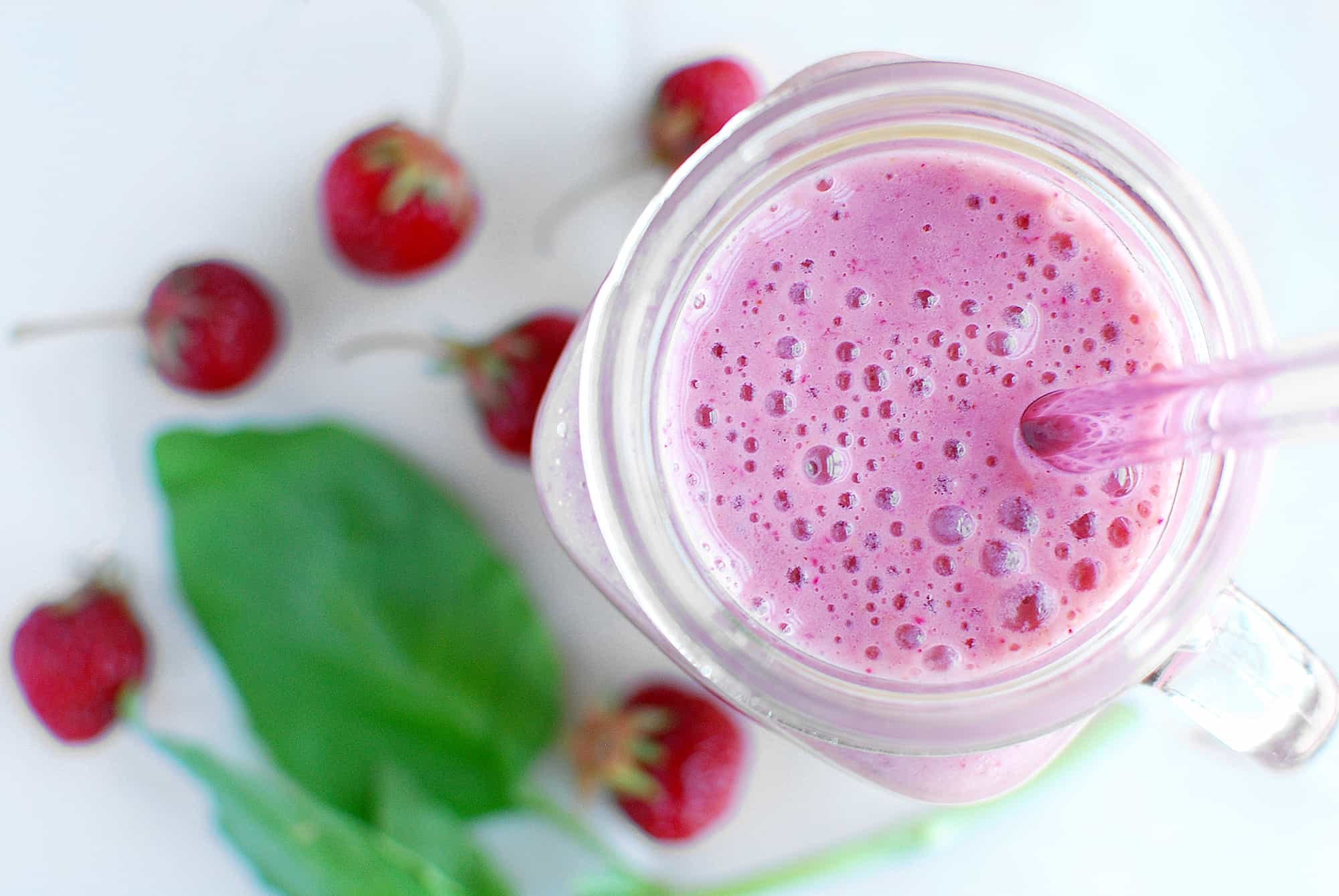 Summertime Sips Strawberry Basil Smoothie Vegancuts