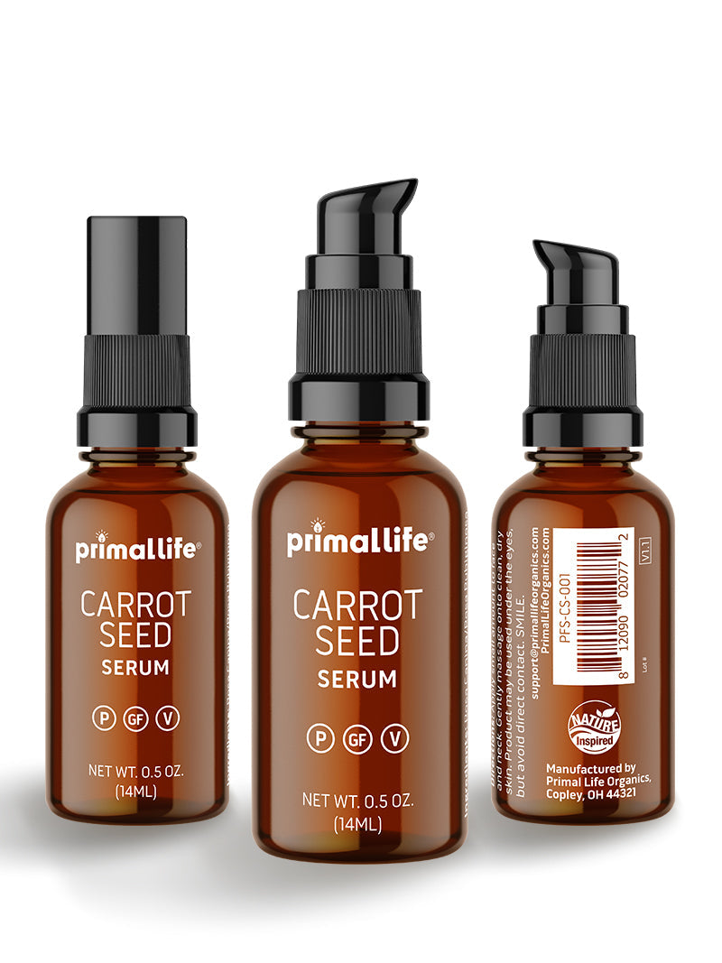 Carrot Seed Serum, 0.5 oz by Primal Life Organic II LLC