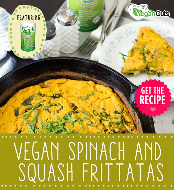 Vegan Spinach and Squash Frittatas