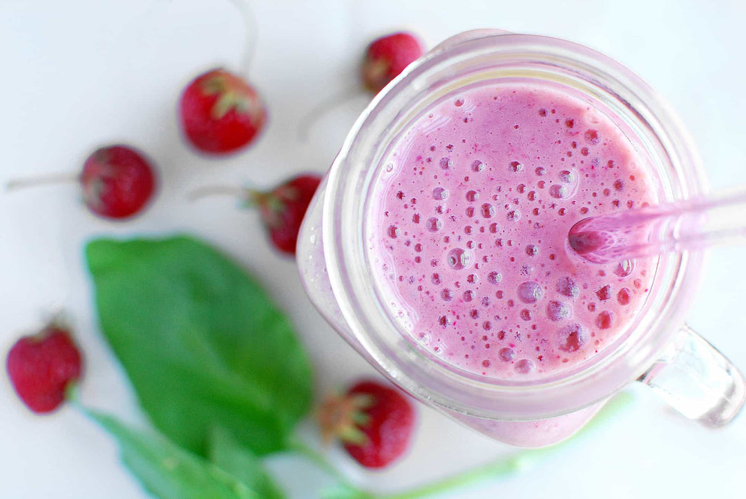 Summertime Sips: Strawberry & Basil Smoothie