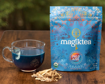 A cup of Palo Azul tea