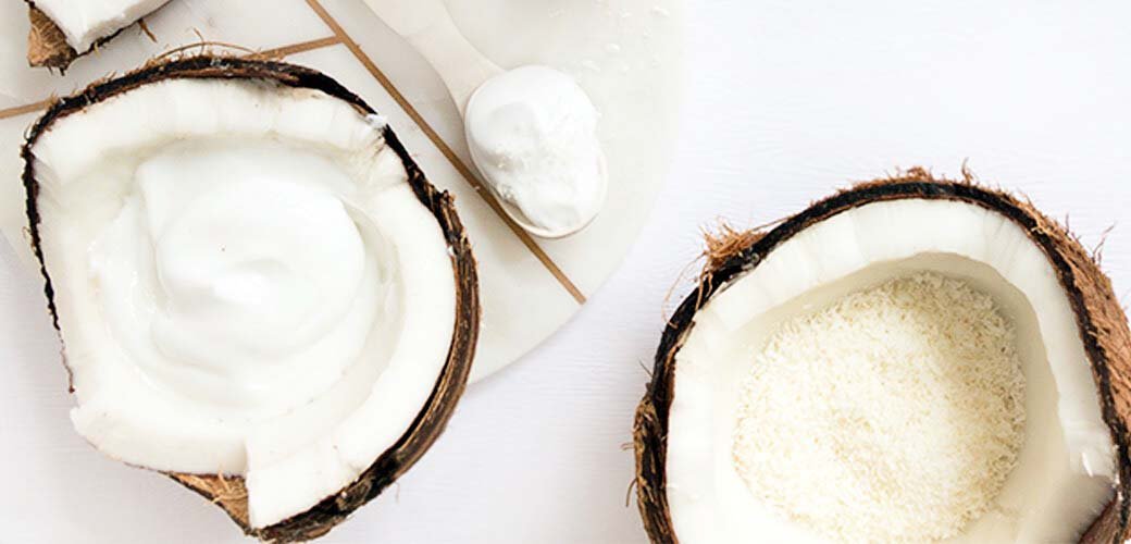 DIY Coconut hair mask