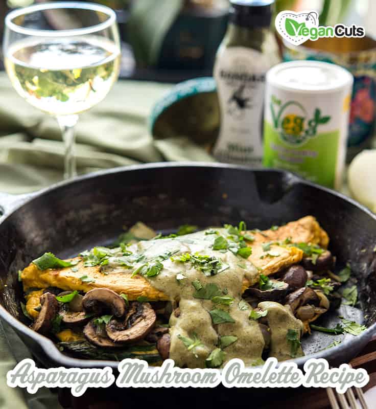 Asparagus Mushroom Omelette Recipe