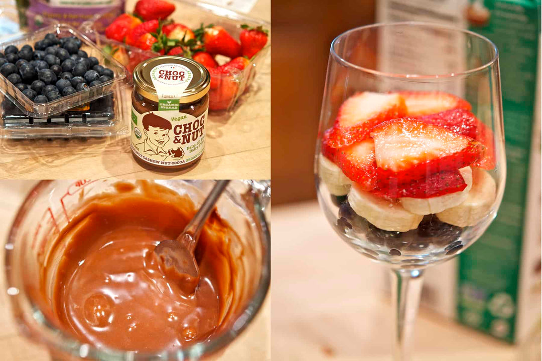 Vegan ChocNut Fruity Parfait Recipe