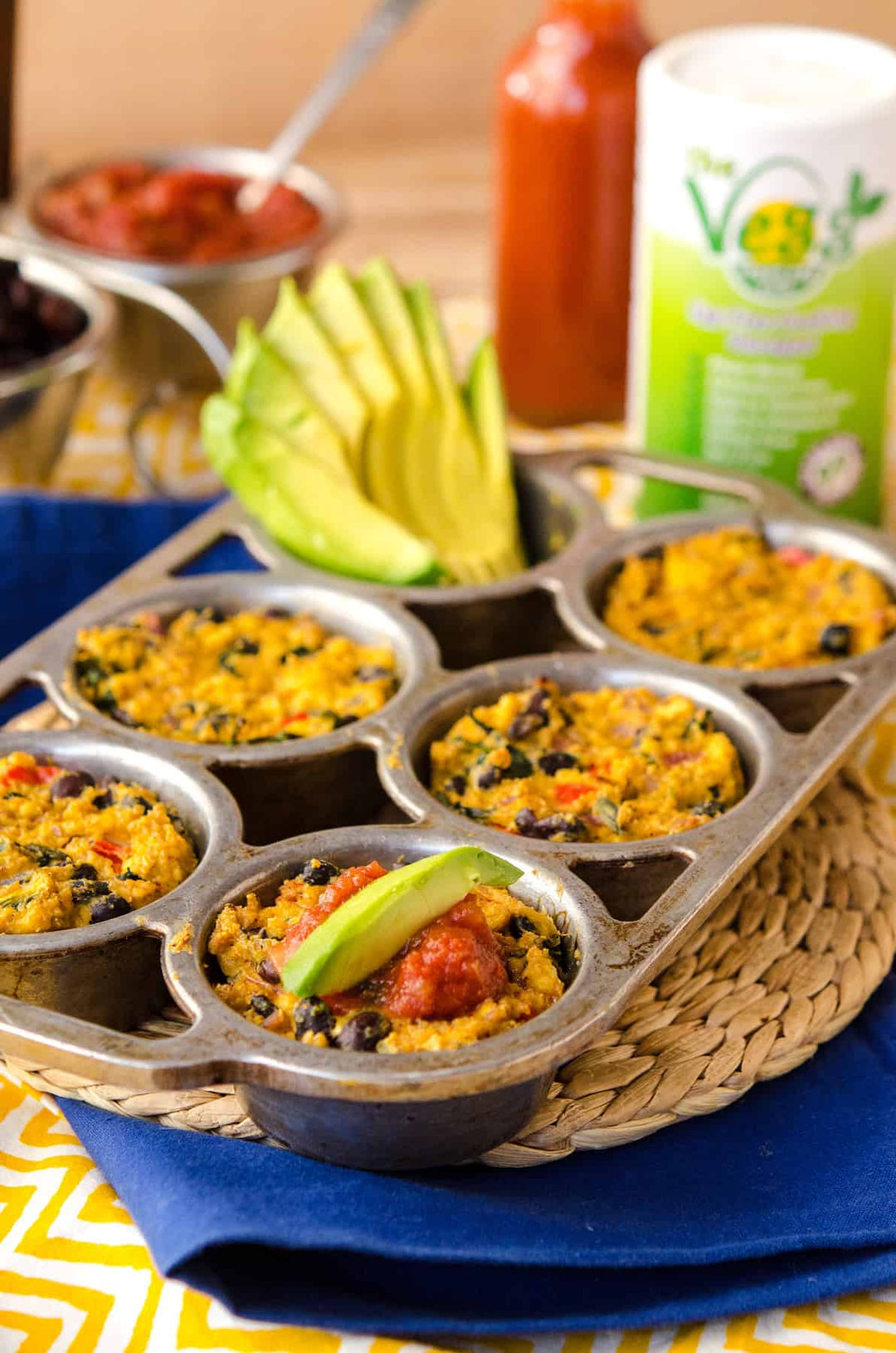 Mexican Tofu Frittata Bite