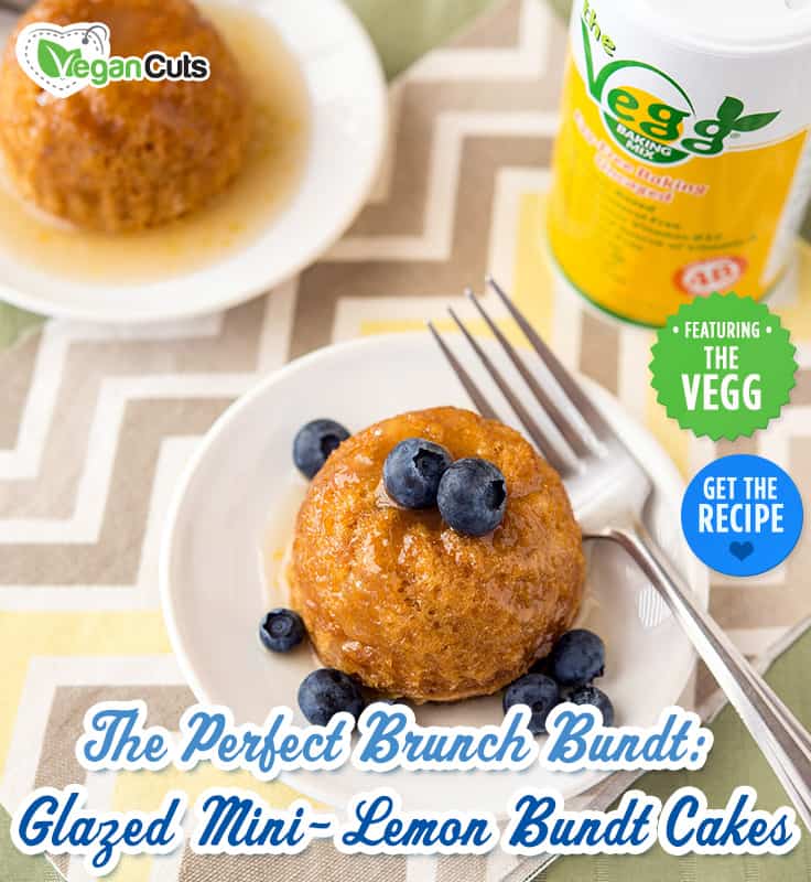 Glazed Mini-Lemon Bundt Cakes Recipe