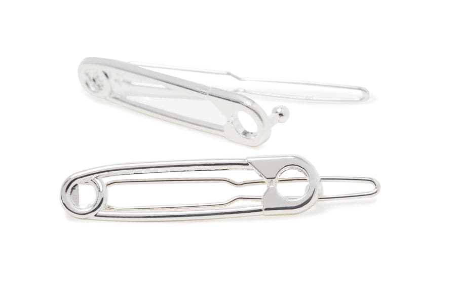 NuMe Safety Pin Hair Clip - Silver by NuMe