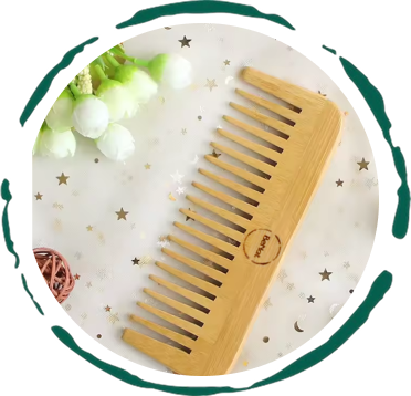 All-Natural Bamboo Hair Comb by BeNat
