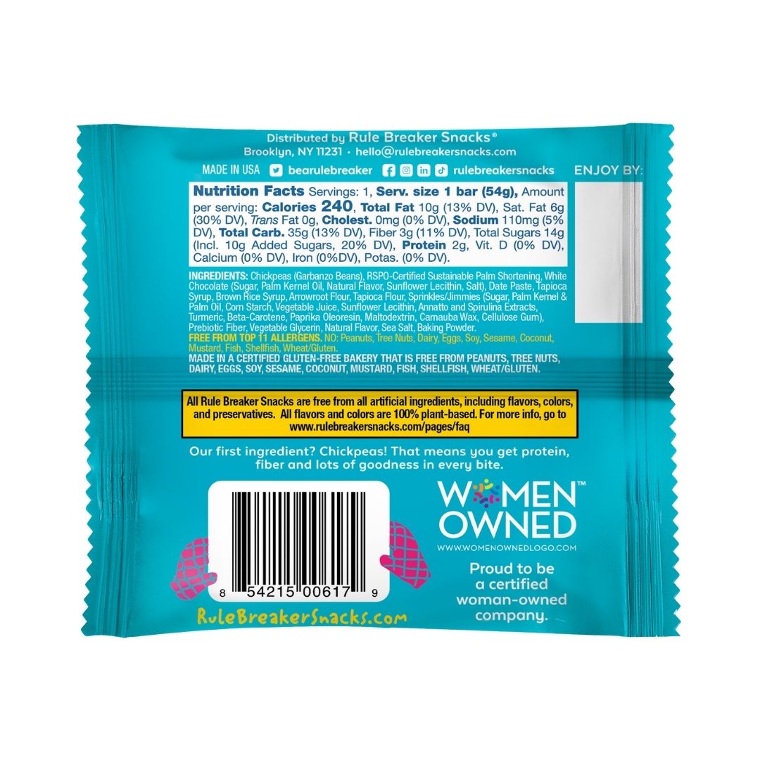Rule Breaker Snacks Birthday Cake Single in package