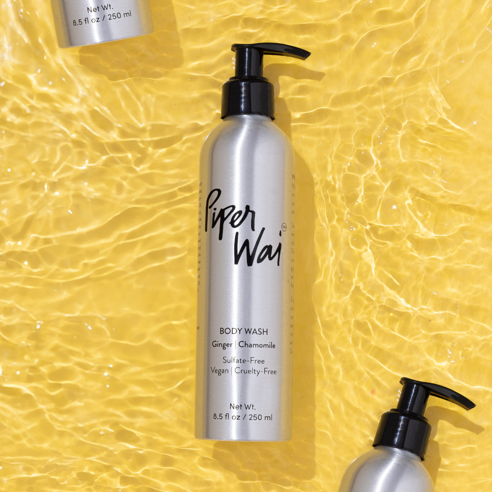 Organic Chamomile and Ginger Natural Body Wash by PiperWai Natural Deodorant