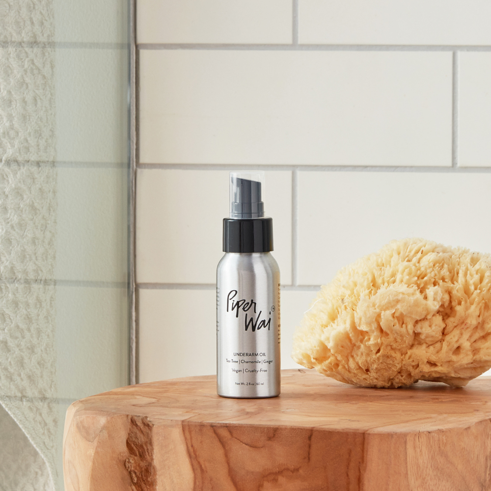 Natural Deodorant Underarm Oil with Jojoba by PiperWai Natural Deodorant