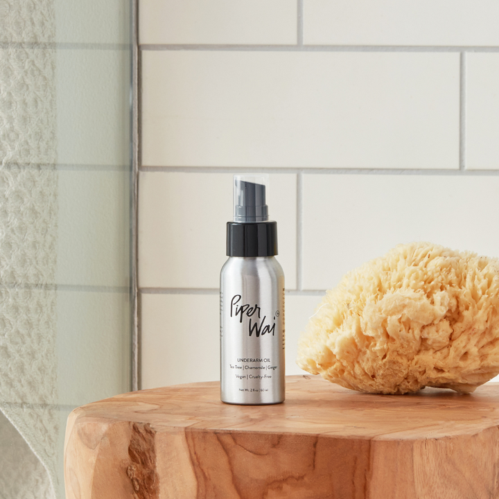 Natural Deodorant Underarm Oil with Jojoba by PiperWai Natural Deodorant