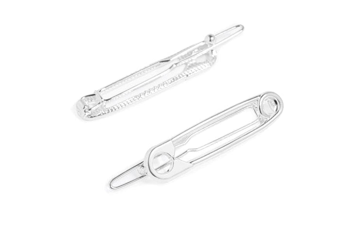 NuMe Safety Pin Hair Clip - Silver by NuMe