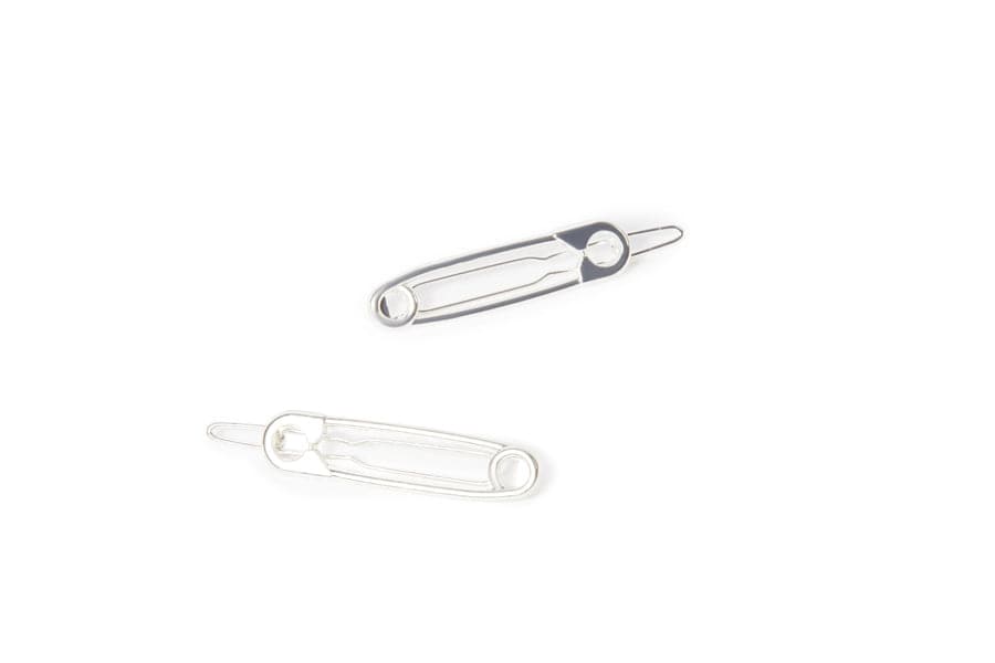 NuMe Safety Pin Hair Clip - Silver by NuMe