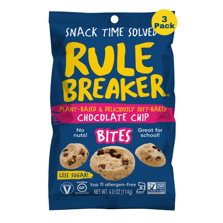 Chocolate Chunk Blondie Bites (MINIMUM PURCHASE: FOUR BAGS-ANY FLAVOR COMBO) | Rule Breaker Snacks