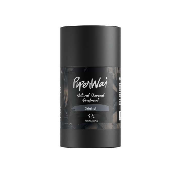 Natural Deodorant Stick without Aluminum, Activated Charcoal by PiperWai Natural Deodorant