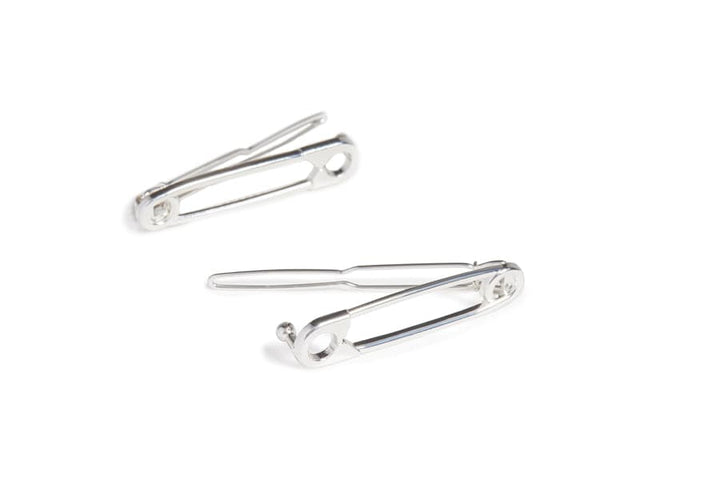 NuMe Safety Pin Hair Clip - Silver by NuMe