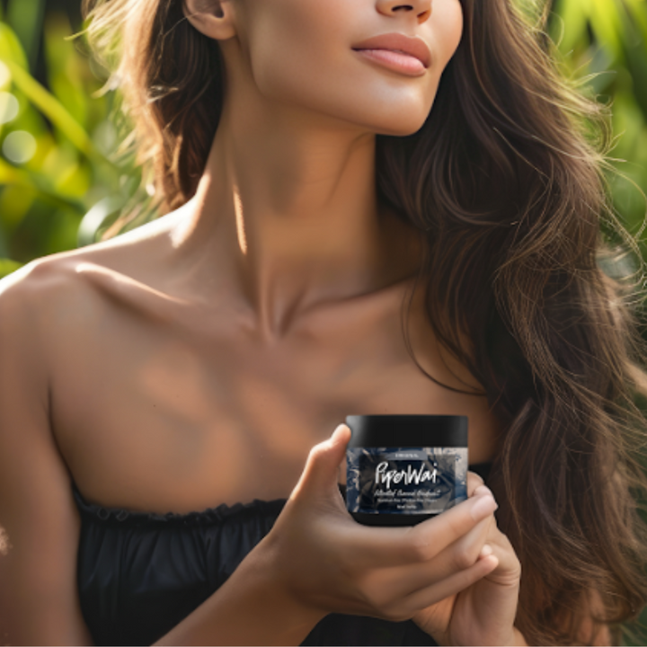 Natural Deodorant Cream without Aluminum, Activated Charcoal by PiperWai Natural Deodorant