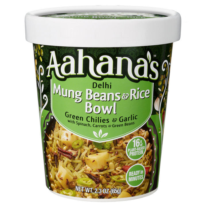 Delhi Mung Beans & Rice Bowl (4 Pack) by aahanasnaturals.com