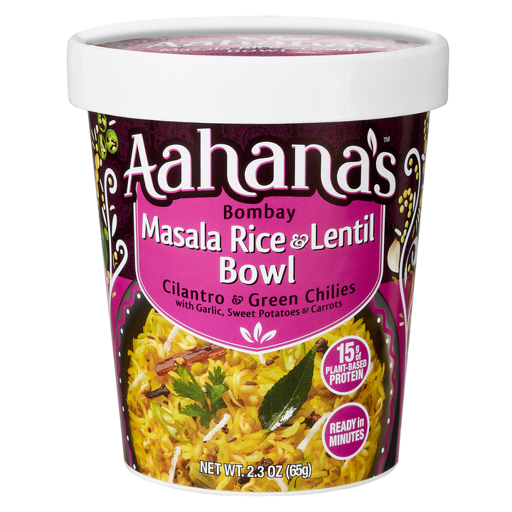 Bombay Masala Rice & Lentil Bowl (4 Pack) by aahanasnaturals.com