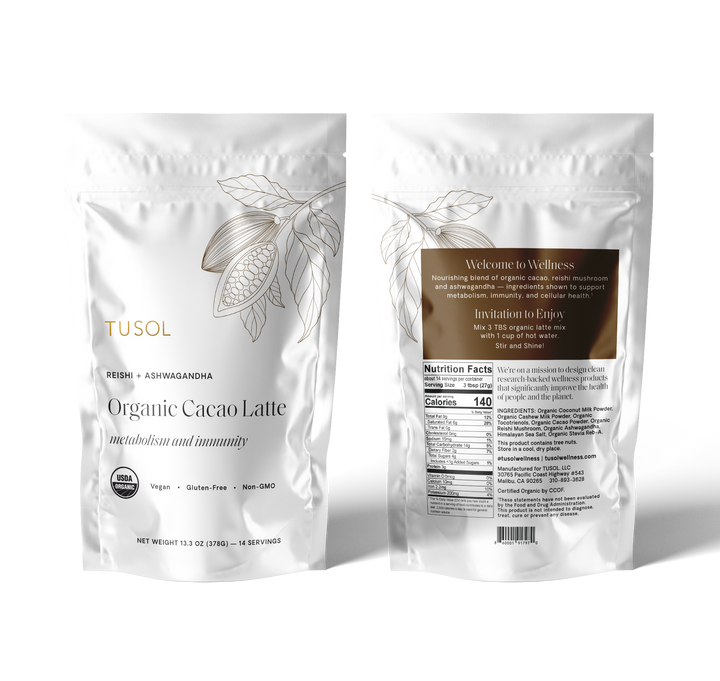 Cacao Latte Mix | 14 Lattes by TUSOL Wellness