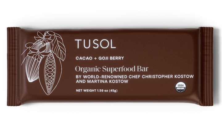 Organic Protein + Superfood Bars by TUSOL Wellness