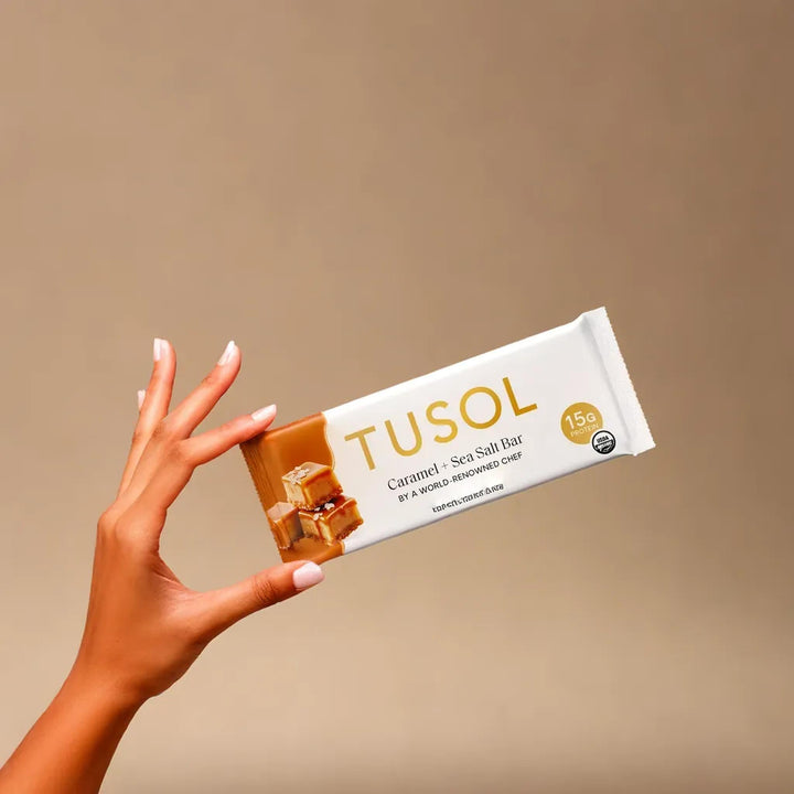 Caramel + Sea Salt Protein Bar (8 Pk) by TUSOL Wellness