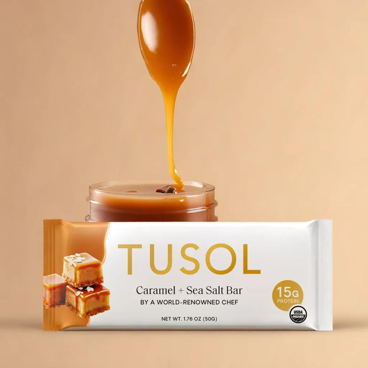 Caramel + Sea Salt Protein Bar (8 Pk) by TUSOL Wellness