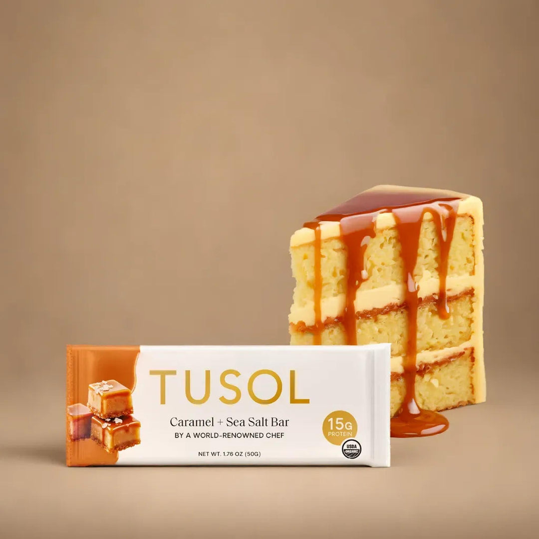 Caramel + Sea Salt Protein Bar (8 Pk) by TUSOL Wellness