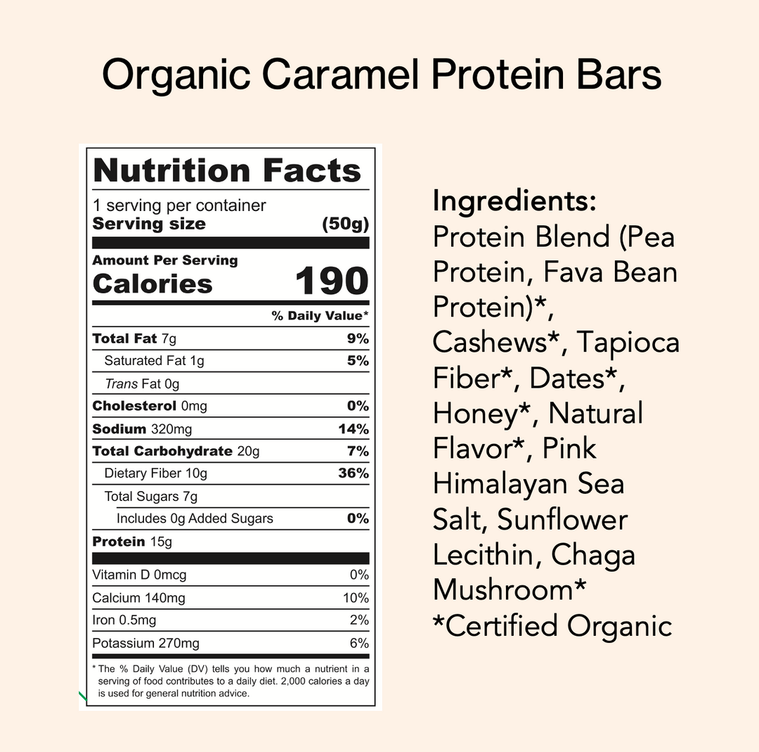 Caramel + Sea Salt Protein Bar (8 Pk) by TUSOL Wellness