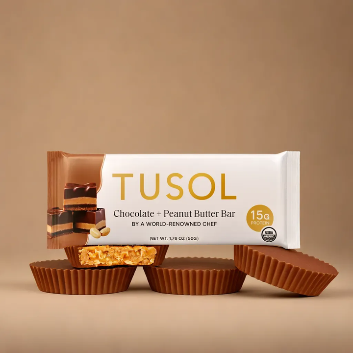 Chocolate Peanut Butter Protein Bar (8 Pk) by TUSOL Wellness