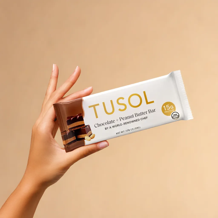 Chocolate Peanut Butter Protein Bar (8 Pk) by TUSOL Wellness
