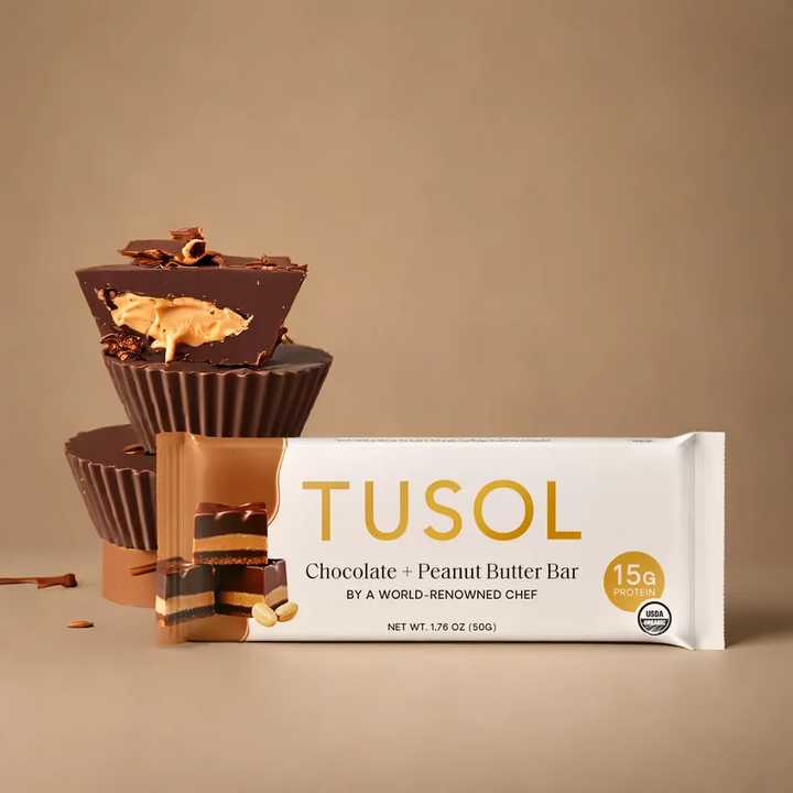 Chocolate Peanut Butter Protein Bar (8 Pk) by TUSOL Wellness
