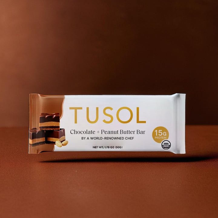 Chocolate Peanut Butter Protein Bar (8 Pk) by TUSOL Wellness