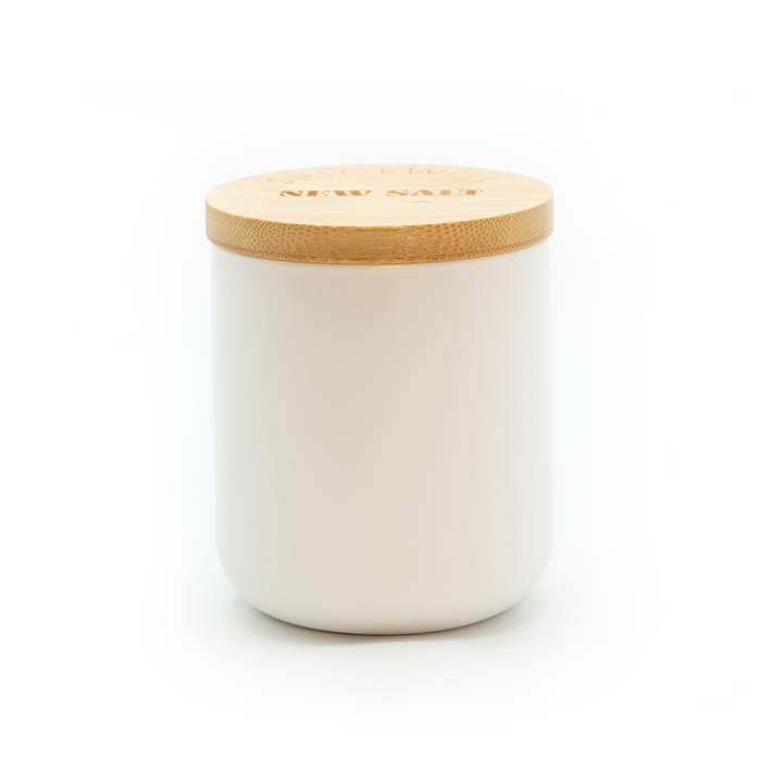 Spring Reset: New Salt & New Pepper Ceramic Cellar Set + Refill Pouch Bundle by Spicewell