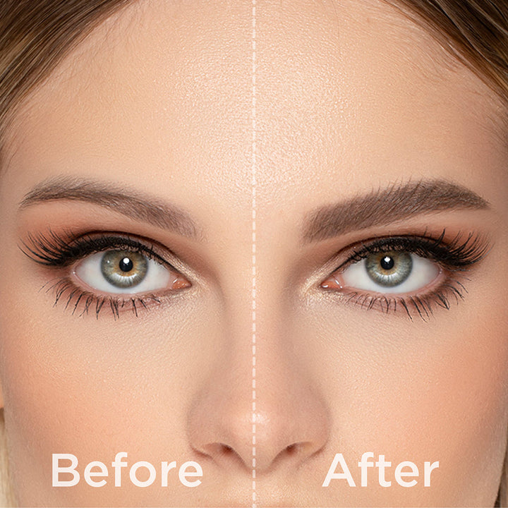DEFINE + POSE BROW POMADE  - LIGHT BEFORE AFTER