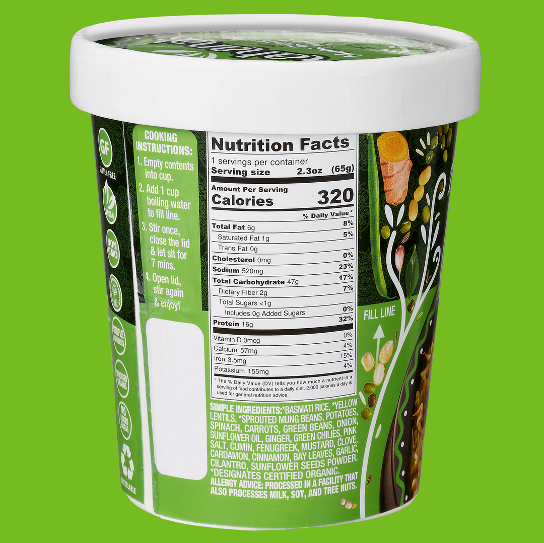 Delhi Mung Beans & Rice Bowl (4 Pack) by aahanasnaturals.com