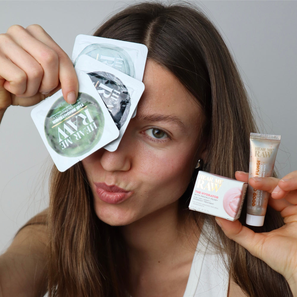 Facial On The Go 5-Piece Skincare Set- Hear Me Raw