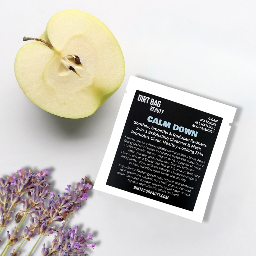 NEW! Single-use 2-in-1 Powder Vegan Cleanser & Mask by DIRT BAG® BEAUTY