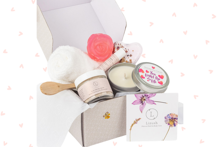 Cute LOVE Special Gift Box, Natural Skincare Gift Box, Mother's Day Gift, BFF, Sister by Lizush