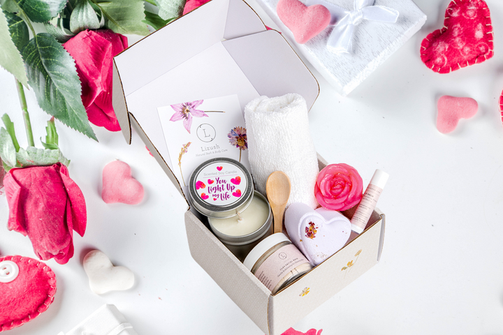 Cute LOVE Special Gift Box, Natural Skincare Gift Box, Mother's Day Gift, BFF, Sister by Lizush