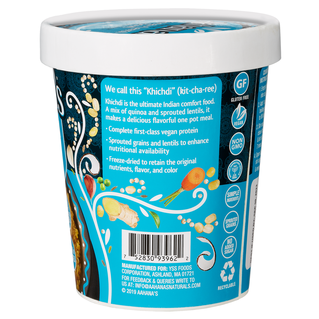 Madras Quinoa & Lentil Bowl (4 Pack) by aahanasnaturals.com