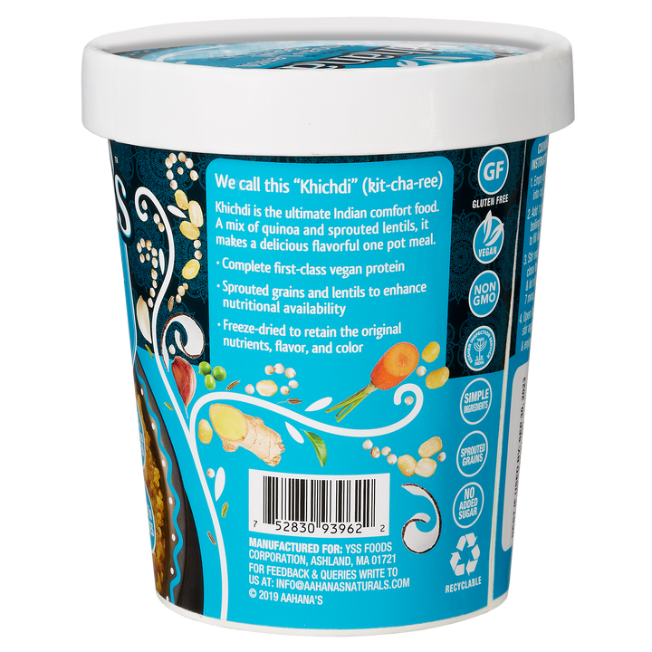Madras Quinoa & Lentil Bowl (4 Pack) by aahanasnaturals.com