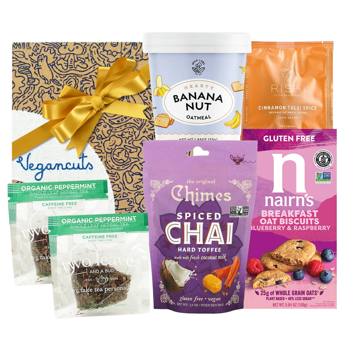 Vegan Snacks Gift Box - Healthy Cruelty Free Variety of Vegan Snacks - Thoughtful Gift for Women