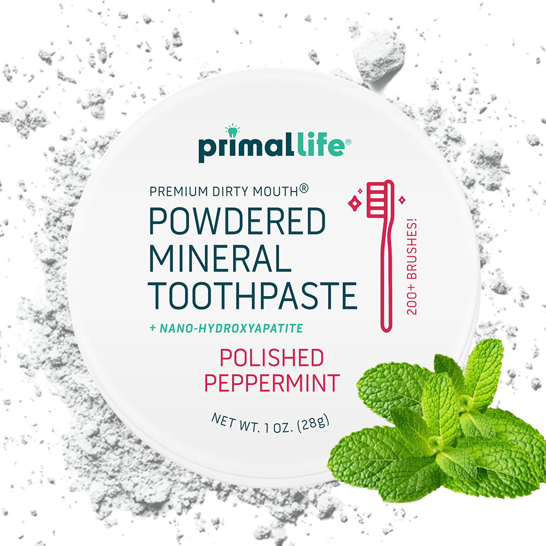 Toothpowder /  Powdered Mineral Toothpaste by Primal Life Organic II LLC