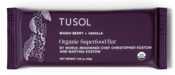 Organic Protein + Superfood Bars by TUSOL Wellness