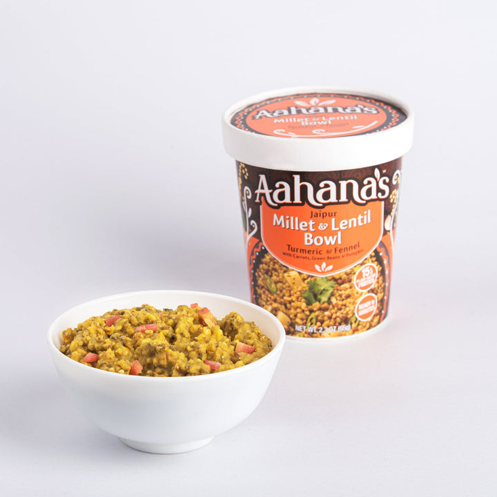 Hot & Spicy Jaipur Millet & Lentil Bowl (12 Pack) by aahanasnaturals.com