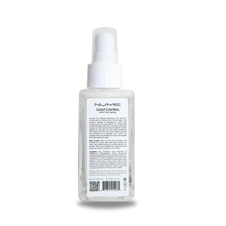 Clout Control Anti-Frizz and Heat Protectant Spray (60ML) by NuMe