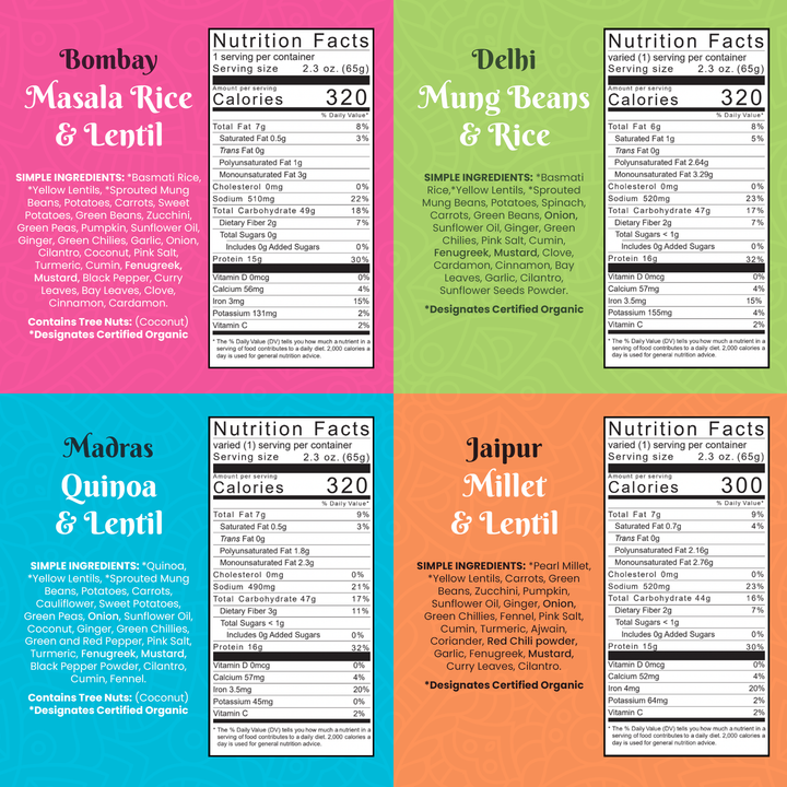 Build Your Own Bundle of Lentil Bowls by aahanasnaturals.com