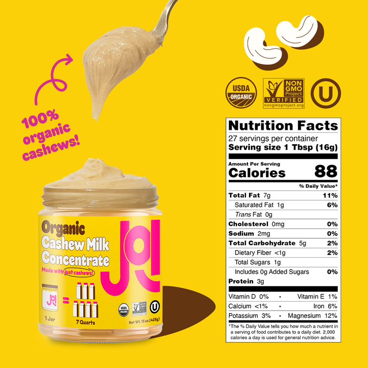 Organic Almond & Organic Cashew 4-Pack by JOI